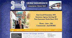 Desktop Screenshot of heinzinsurance.net